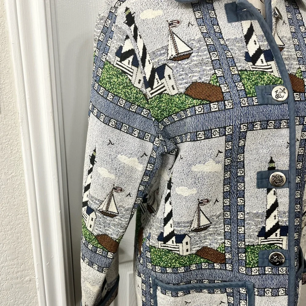 Vintage 80s Blair Lighthouse Jacket - Picture 6 of 12